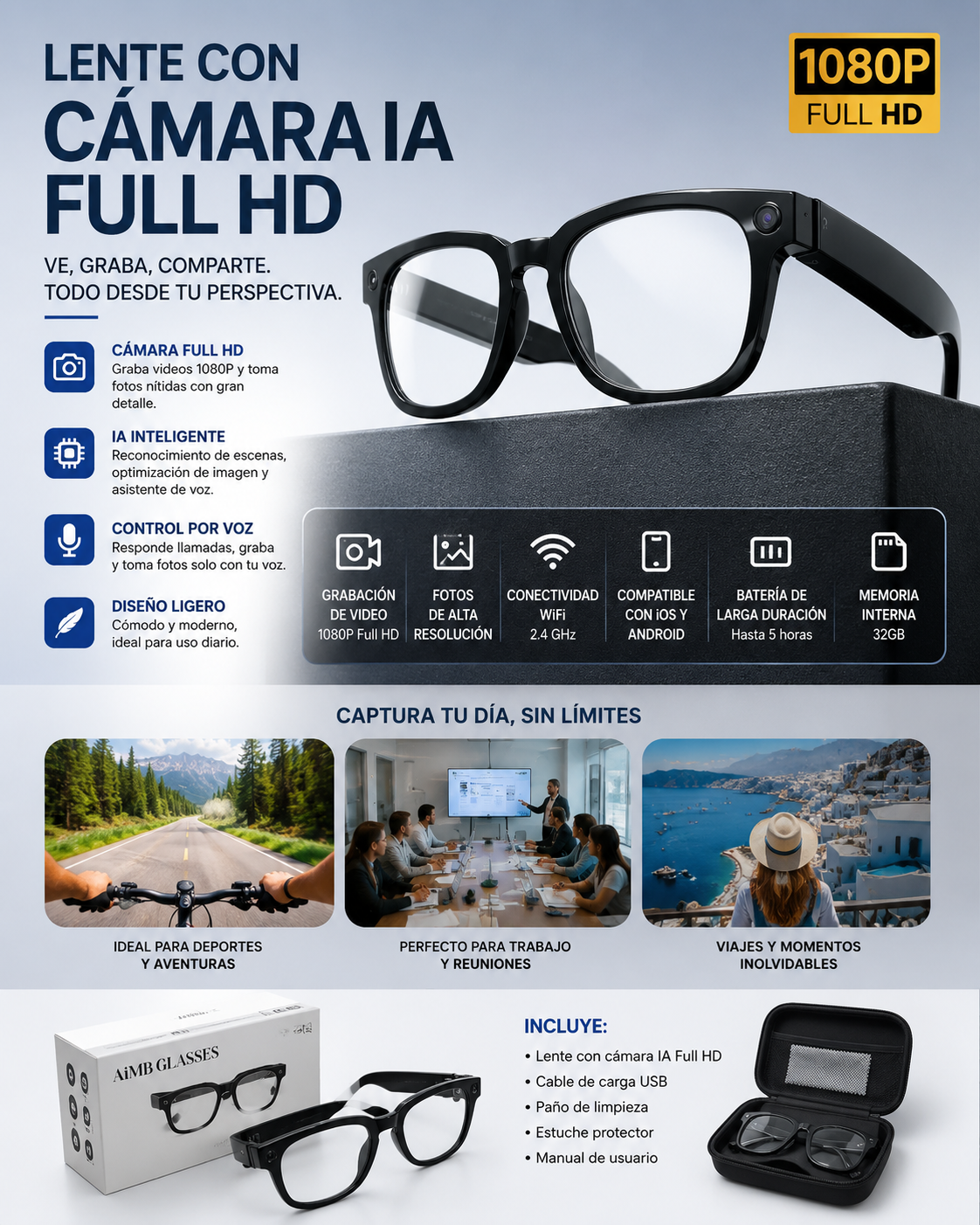 LENTES INTELIGENTES CON IA