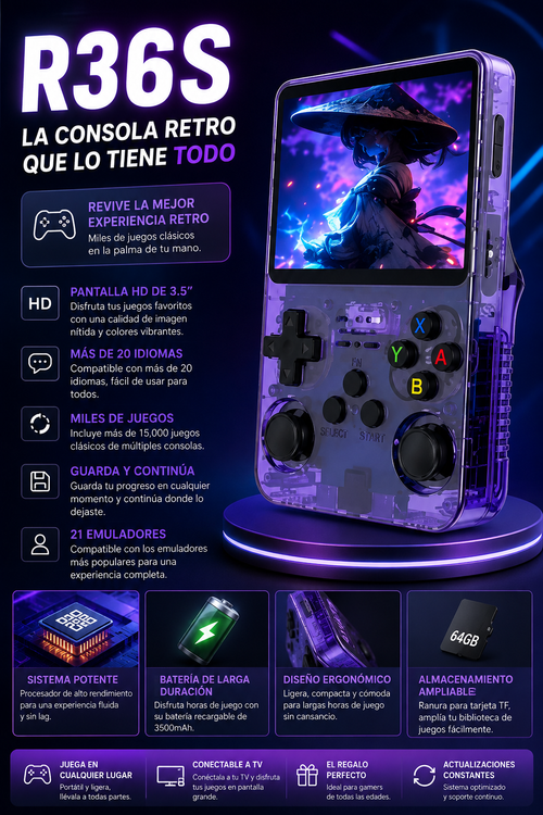CONSOLA RETRO R36S