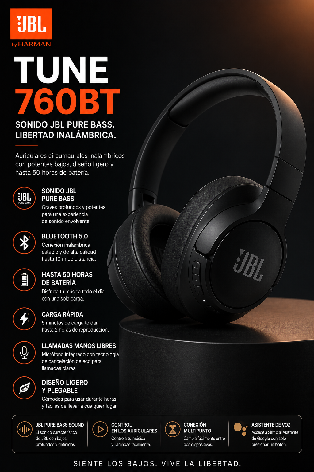 TUNE 760BT JBL